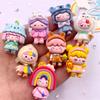 8 шт. Смола Красочные 3D Мультяшный Кролик Пчела Медведь Белка Девочка Плоская спинка Камень Фигурка Скрапбукинг DIY Бант Декор Аксессуары Поделки