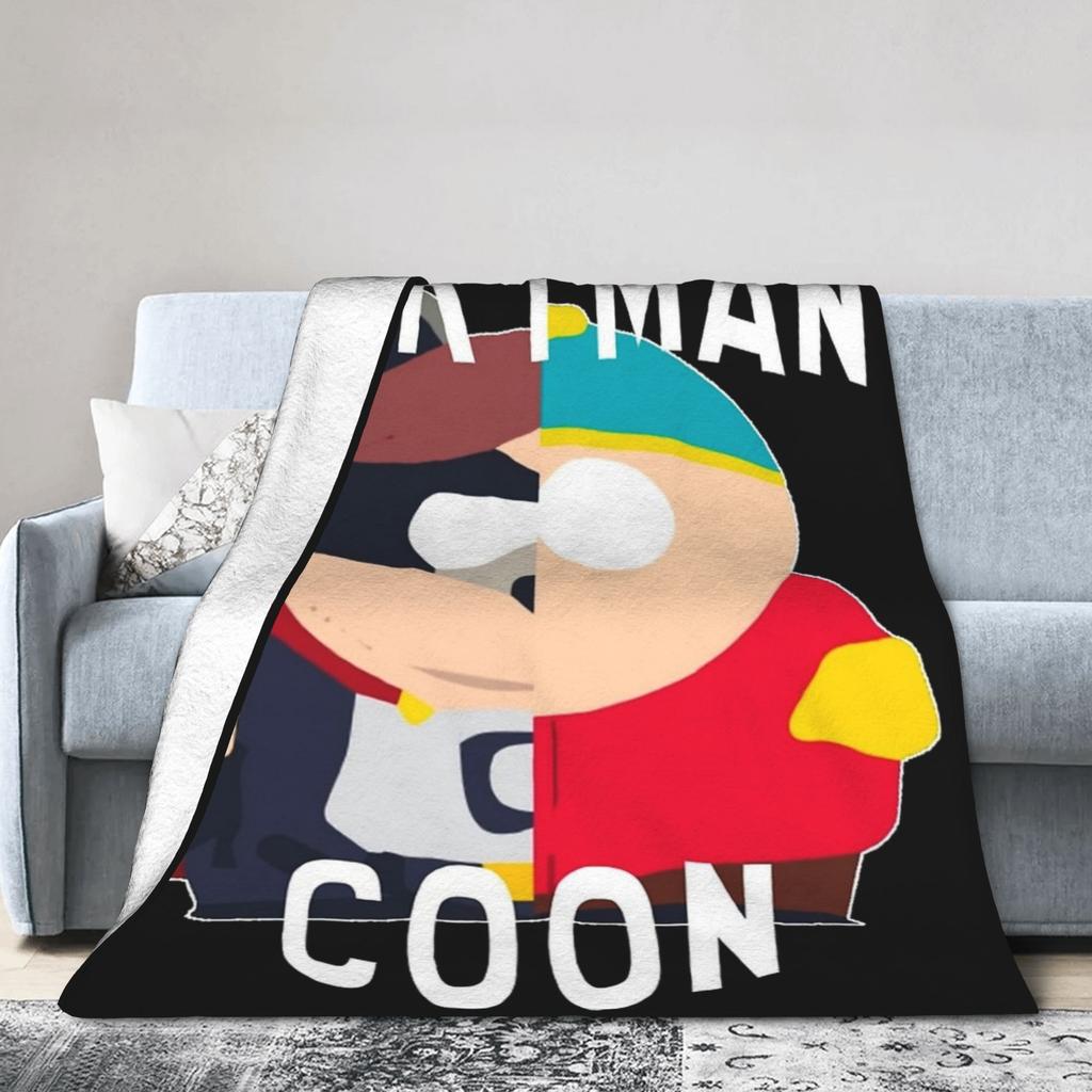 Eric Cartman The Coon South-Parks Blanket Fleece Decoration Lightweight Thin Throw Blankets for Bedding Travel Rug Piece