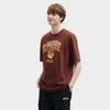 New FILA x Maison Kitsune Little Fox T Shirt Unisex Terracotta Red Brown F11U529102FBN