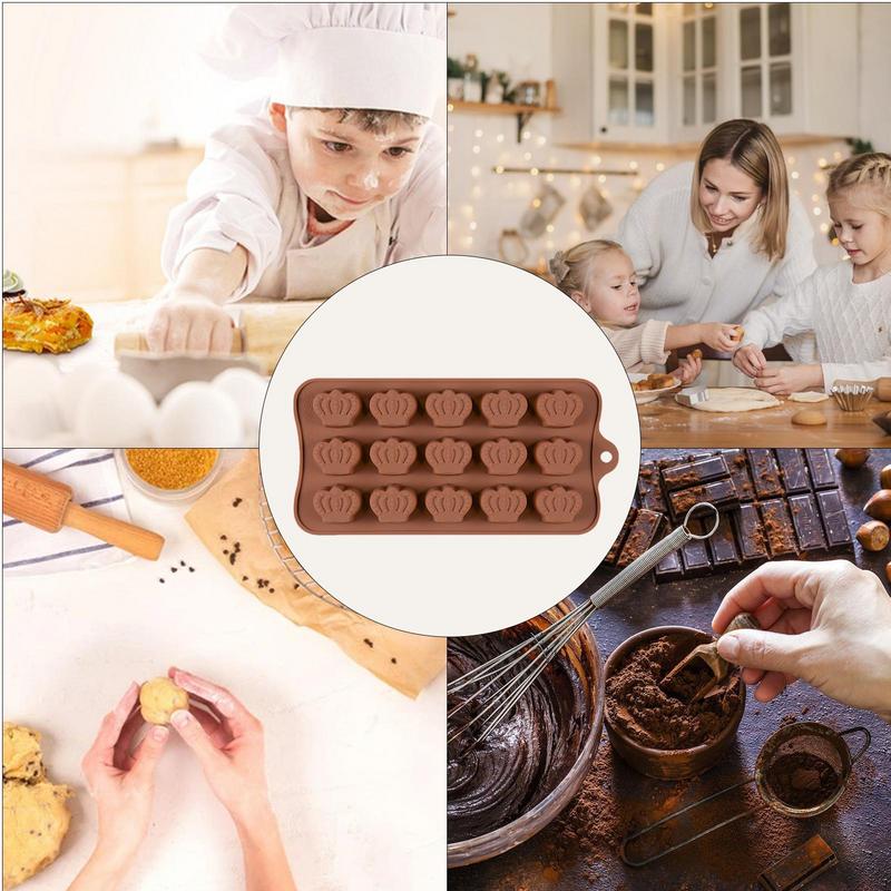 Silicone Chocolate Mold Creative Chocolate Mold With Different Shapes Candy Making Supplies Silicone Trays No-Stick Silicone Ice