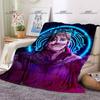 Fashion EVA Queen Thin Blanket Beauty Art Pattern 3D Printing Blanket Flannel Portable Home Travel Office Blanket