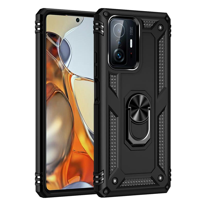 Чехол Mi11T, противоударный бампер, чехлы для телефонов Xiaomi11T Xiaomi Xiomi Mi 11T 11 T Pro, автомобильный магнитный держатель, кольцо-подставка, чехол