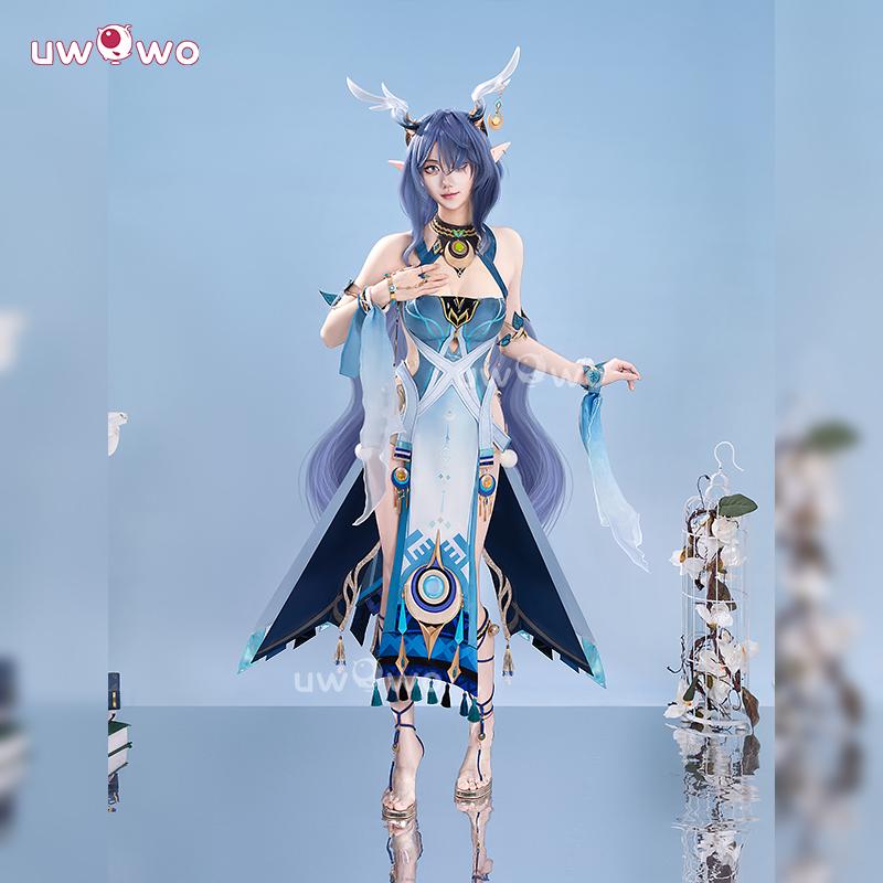 UWOWO Lauma Cosplay Серия Коллабораций: Костюм для косплея Лаумы из Genshin Impact с ушками XS-2XL Костюм на Хэллоуин