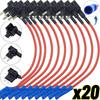 Car Fuse Tap Add A Circuit Adapter Standard ATM APM ATC Blade Fuse Holder Box Wire Socket Cable for LED Light Electronics Power
