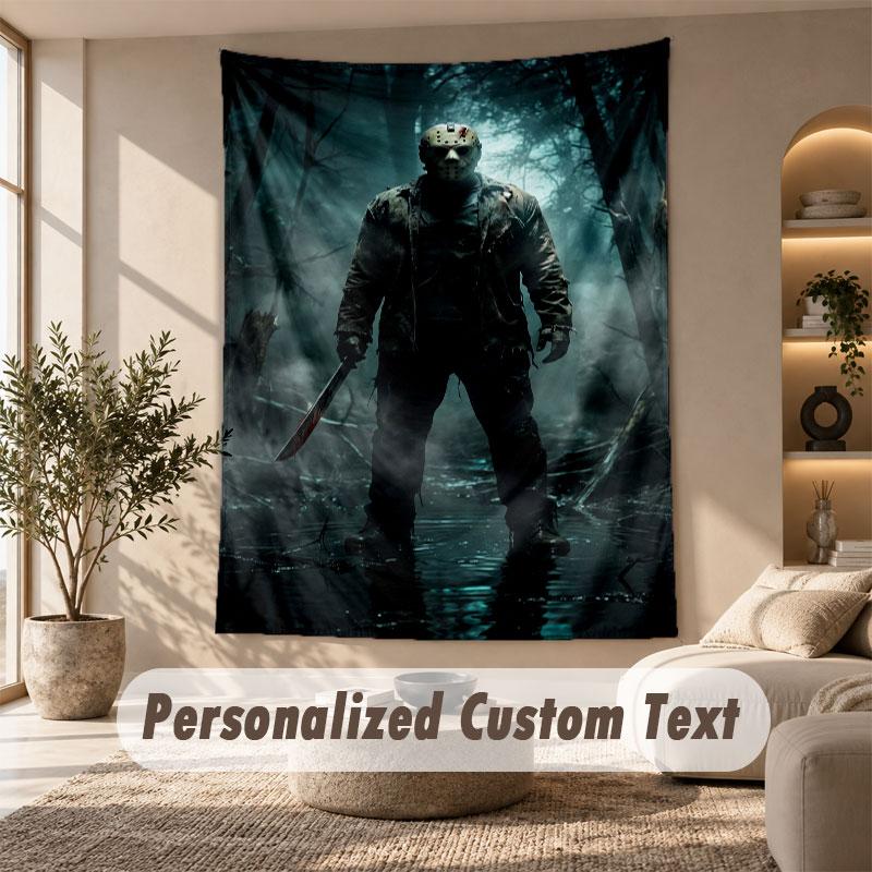 Wall Hanging Tapestry Art Cloth Bedroom Room Background DecorFriday the 13th Jason Voorhees