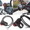 Motorcycle Headlight Switch On/Off Button Aluminium Alloy Fog/Spot Lights Button Universal Waterproof 3-wire Light Switches 12V