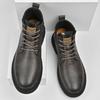 Модные новые красивые мотоциклетные туфли на толстой подошве, рабочая одежда, мужские туфли-оксфорды, осень-зима, новые мужские ботинки из натуральной кожи