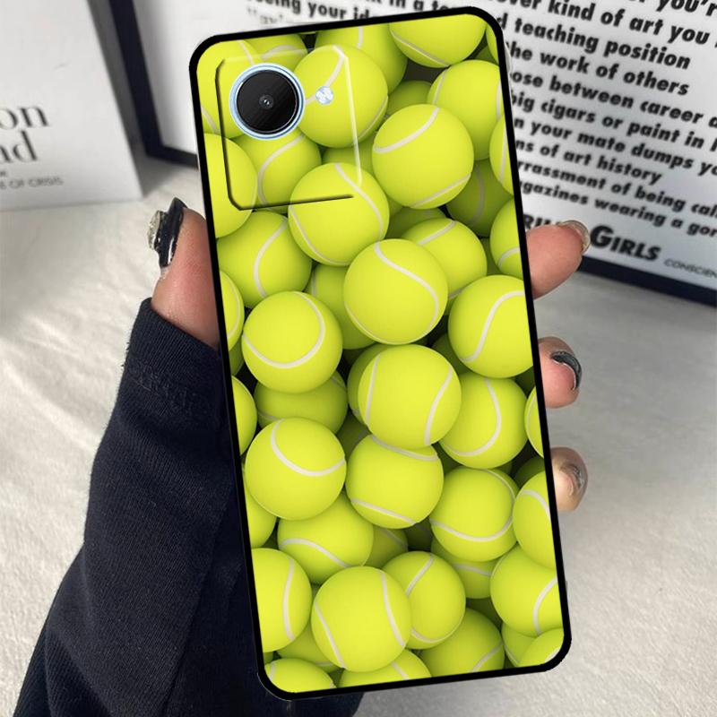 Теннисные мячи для Realme C63 C71 C55 C67 C51 C75 C61 C65 C53 10 11 12 13 14 15 Pro Plus GT6 GT7 Pro Чехол