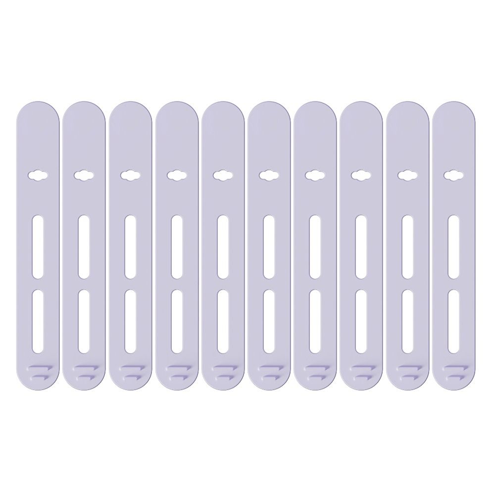 10Pcs Silicone Cable Organizer Line Storge Silicone Cable Ties Earphone USB Cable Mouse