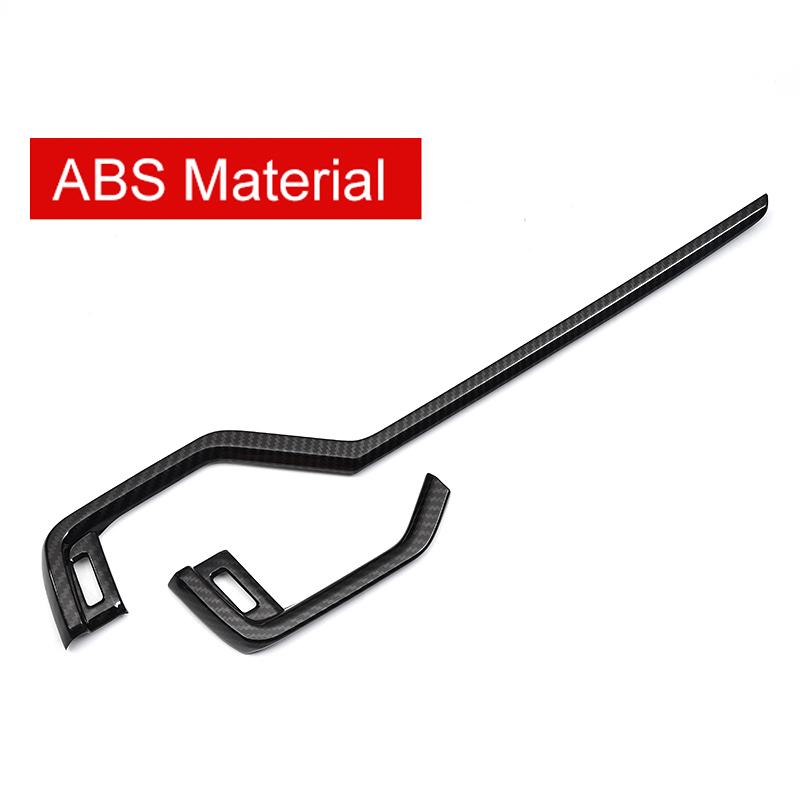 Для Toyota RAV4 XA50 2019-2021 2022 2023 2024 2 шт. ABS салон автомобиля центральный пульт управления декоративная полоса модификация отделка наклейка