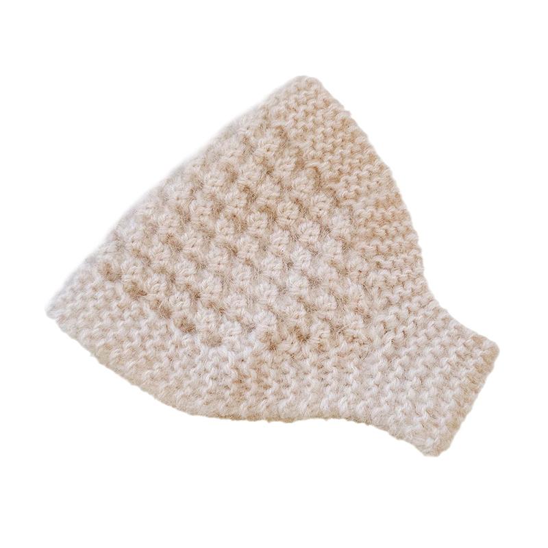 Осень Зима Теплая Вязаная Повязка на Голову Однотонные Эластичные Резинки для Волос для Женщин Девушек Ветрозащитные Резинки для Волос Шарф Головной Убор