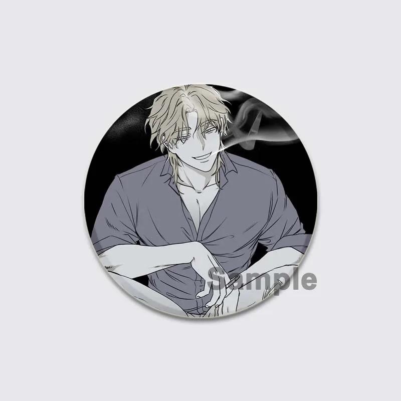 32/44/58mm BL Anime Low Tide In Twilight Badge Cartoon Brooches On Backpack Clothes Handmade Round Enamel Pins for Jewelry Gift Accessory