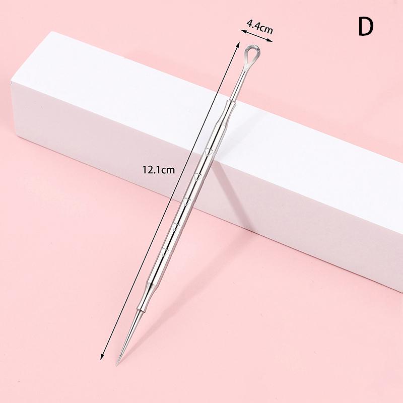 Инструмент для удаления черных точек с черными точками, прыщи, иглы для выдавливания прыщей, инструменты, ложка для чистки лица, экстрактор комедонов, очиститель пор