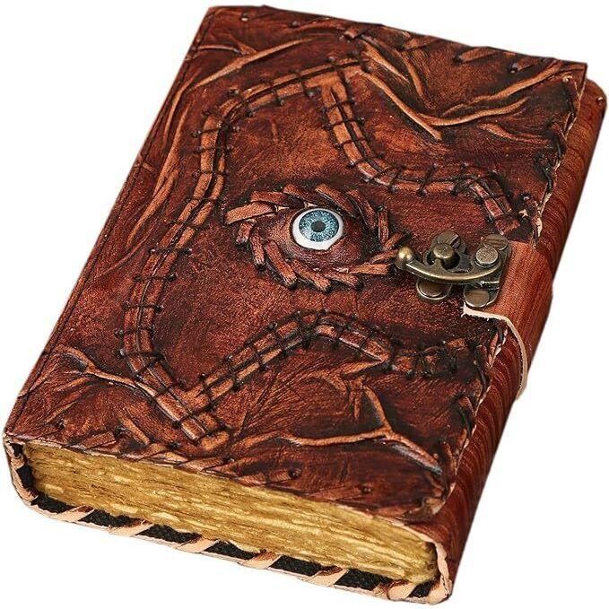 Винтажная книга заклинаний Фокус-Покус, кожаный журнал, дневник сглаза, рождественская книга