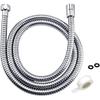 Klabb Shower Hose 96 inches Extra Long Shower Hose Extension Klabb Stainless Steel Shower Head Hose Extra Long Flexible and Durable with Brass Insert