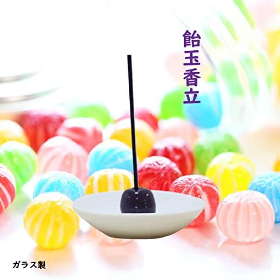 Милый мини-буддийский алтарный набор с подставкой для благовоний, леденцами и стеклянной курильницей для благовоний, идеально подходит для поминок или домашних питомцев (Цветение вишни)