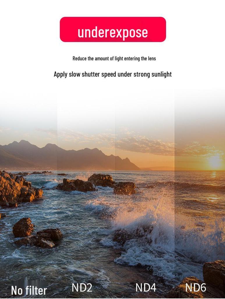 Super Clear CPL ND Polarizing Filter for Reducing Water Surface Reflections In Photography