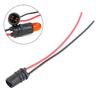 Car T10 DC12V W5W 147 Socket Marker Instrument Lights Holder Connector Wire Bulb Soft Rubber Harness Replacement Parts