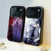 Чехол для телефона Аниме V-Vampire K-Knight Для iPhone17,16,15,14,13,12,11,Pro,MAX Серый Матовый Силиконовый Черный Чехол