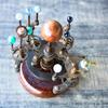 25.4 Cm Art Piece Orrery A Functional Model of the Solar System with Planets