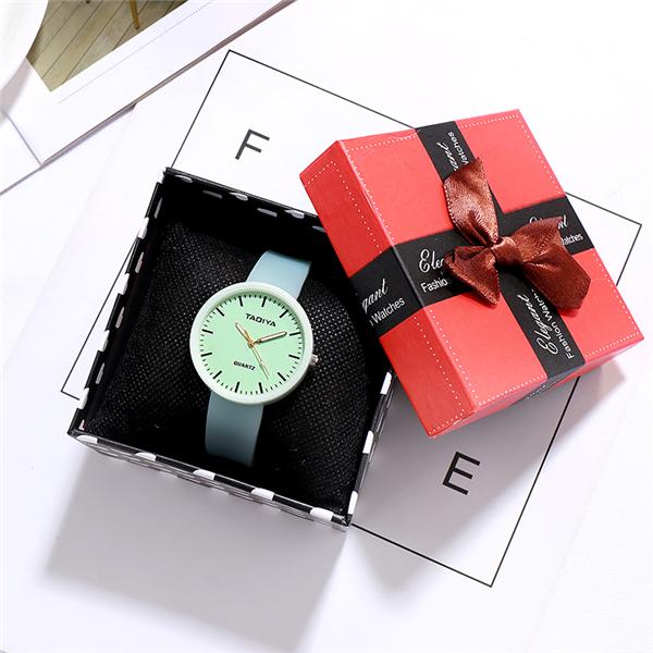 Luminous Women Children Silicone Creative Brand Watch Lovers Romantic Quartz Watches Gifts Clock