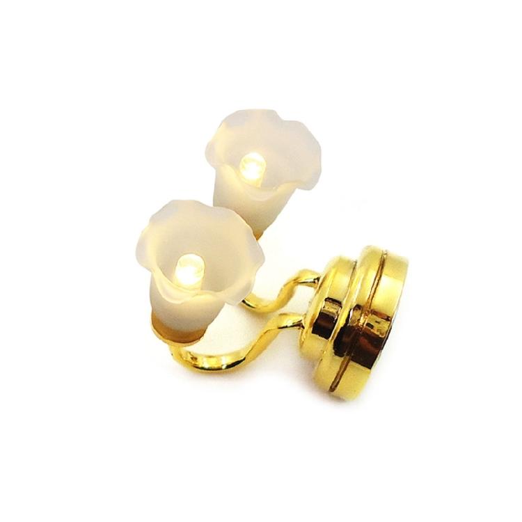 Масштаб 1/12 Миниатюрная настенная лампа для кукольного домика Модель Настенный светильник-украшение для комнаты в микро-сцене