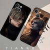 Чехол для телефона Leon R Resident Kennedy E-Evil 4 для IPhone 17 Air 16 15 14 13 Pro Max 11 12 Черный силиконовый чехол