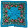70*70cm Babushka Square Bandana Women Floral Print Russian National Scarf