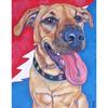 5D алмазная живопись собака вышивка крестиком животное вышивка полная круглая мультяшная картина из стразов мозаичное украшение для дома