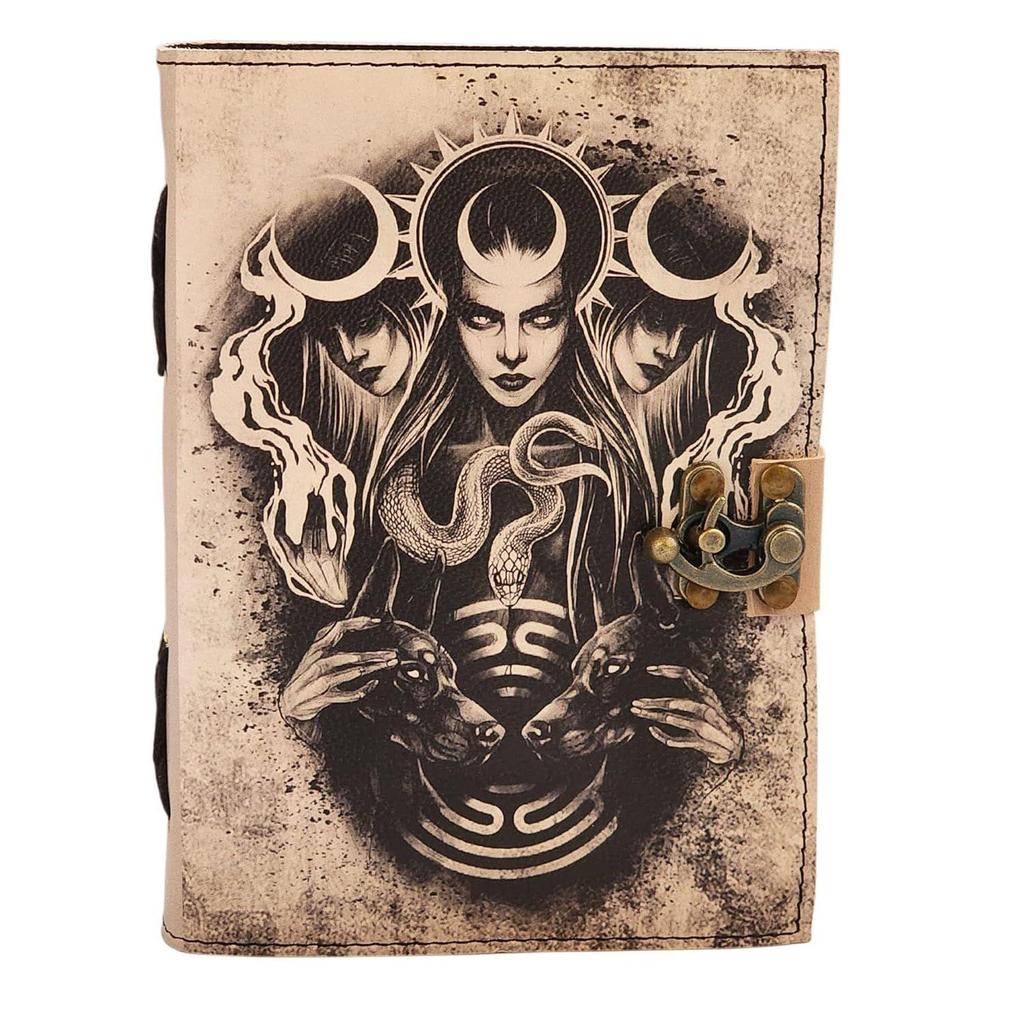 Triple Moon Goddess, Журналы для взрослых, Кожаный журнал с защитным принтом
