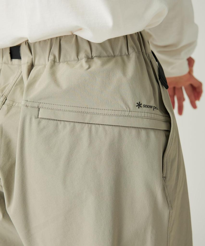 Snow Peak Stretch Trekking Pants and Light Size M Water-Repellent PA-25AU004, Men's Women's, Grey,