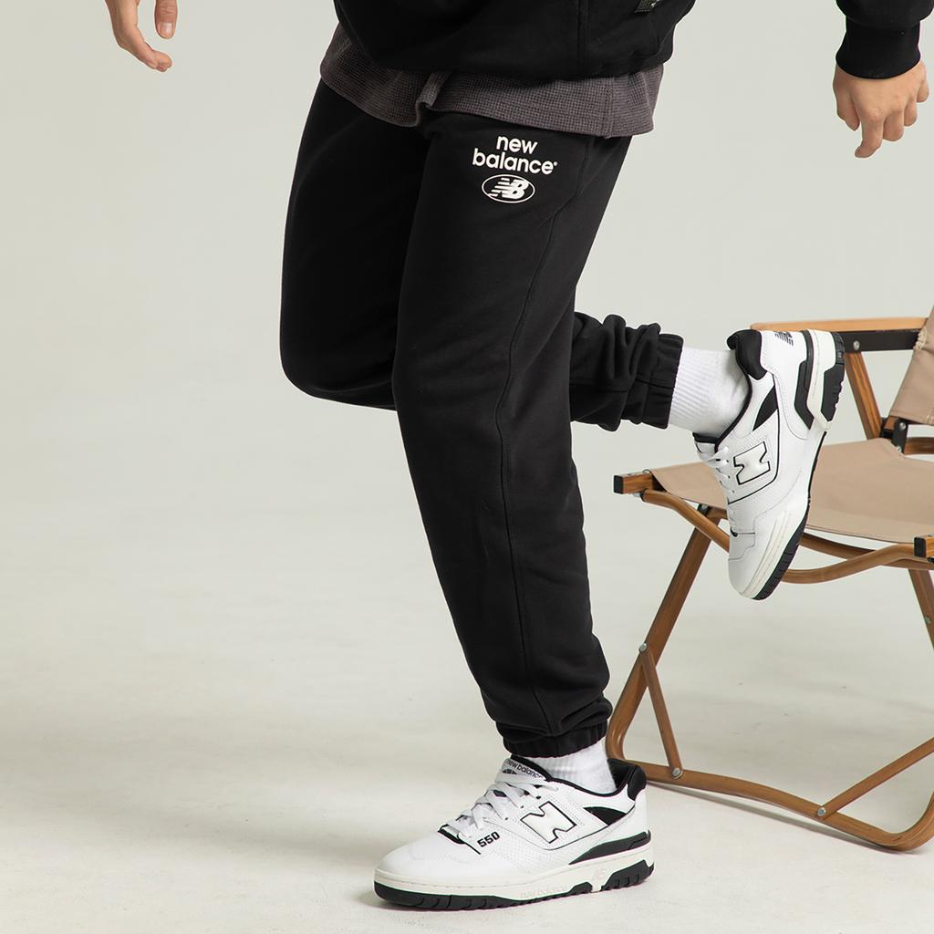 New Balance Штаны спортивные мужские черные AMP31515-BK
