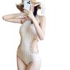 1011 new French swimsuit women's summer one-piece high-end feeling digging waist sexy and thin backless hot spring vacation swimsuit