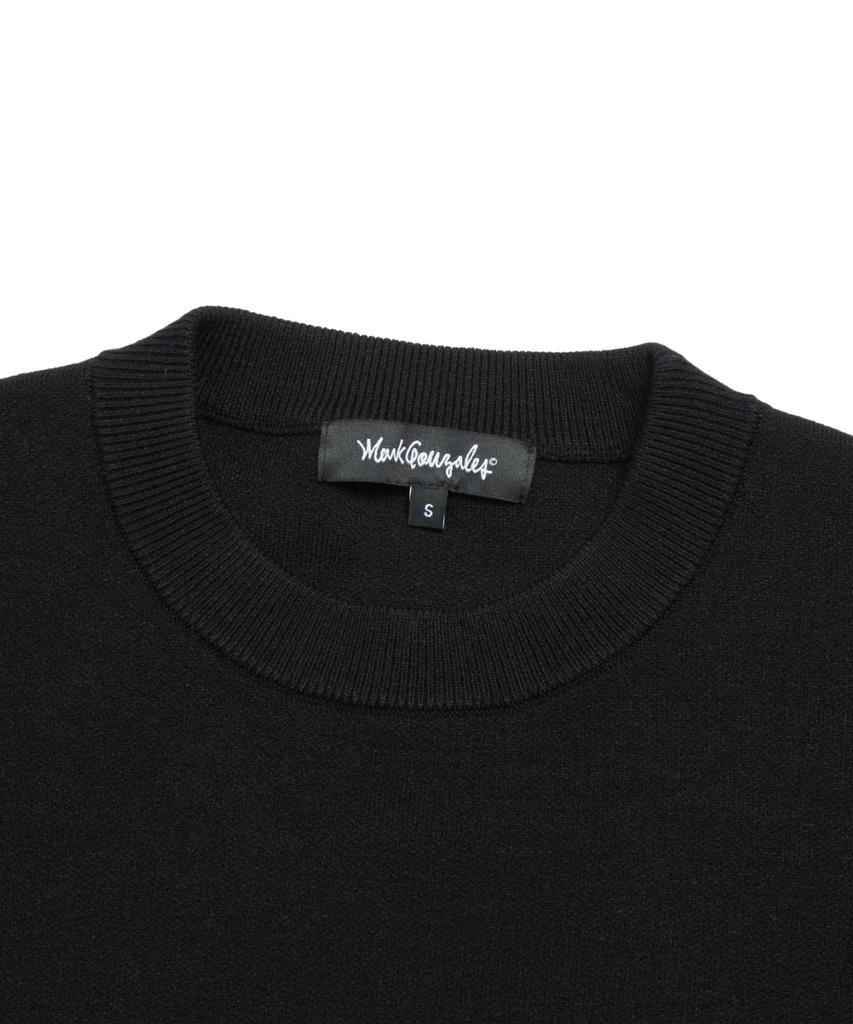 MARK GONZALES Mg Heart Wappen Knit Sweater - Black