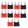 5Set Dual Banana Plug Brass PE Solderless Lantern Banana Socket for Electronic Equipment RV