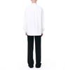 WE11DONE Solid Color Long Sleeve Shirt With Metal Ring Decoration Men shirts WD-BL1-22-209-M-WH