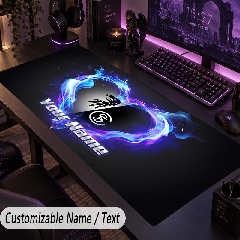 Large Mouse PadSC Freiburg Custom Name Text Personalized Desk Mat Non Slip Gaming Pad