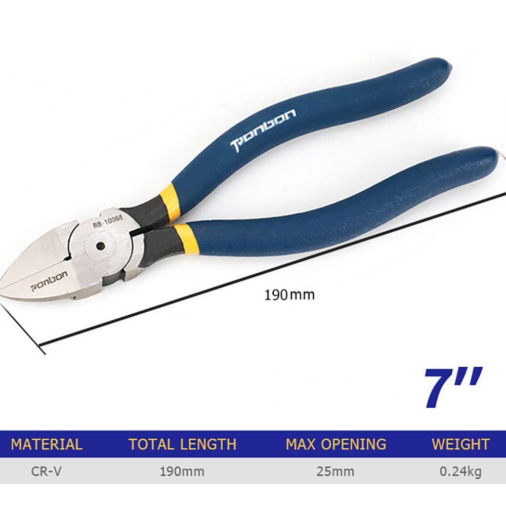 Бокорезы Ремонтный кабель Заусенцы Кусачки Инструмент для зачистки проводов Режущие плоскогубцы Электрики