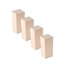 Set of 4 Carving Wood Carving Kit for Beginners Wood Pieces Blocks for Adults Beginners DIY Crafts X 50 X (50 100mm)