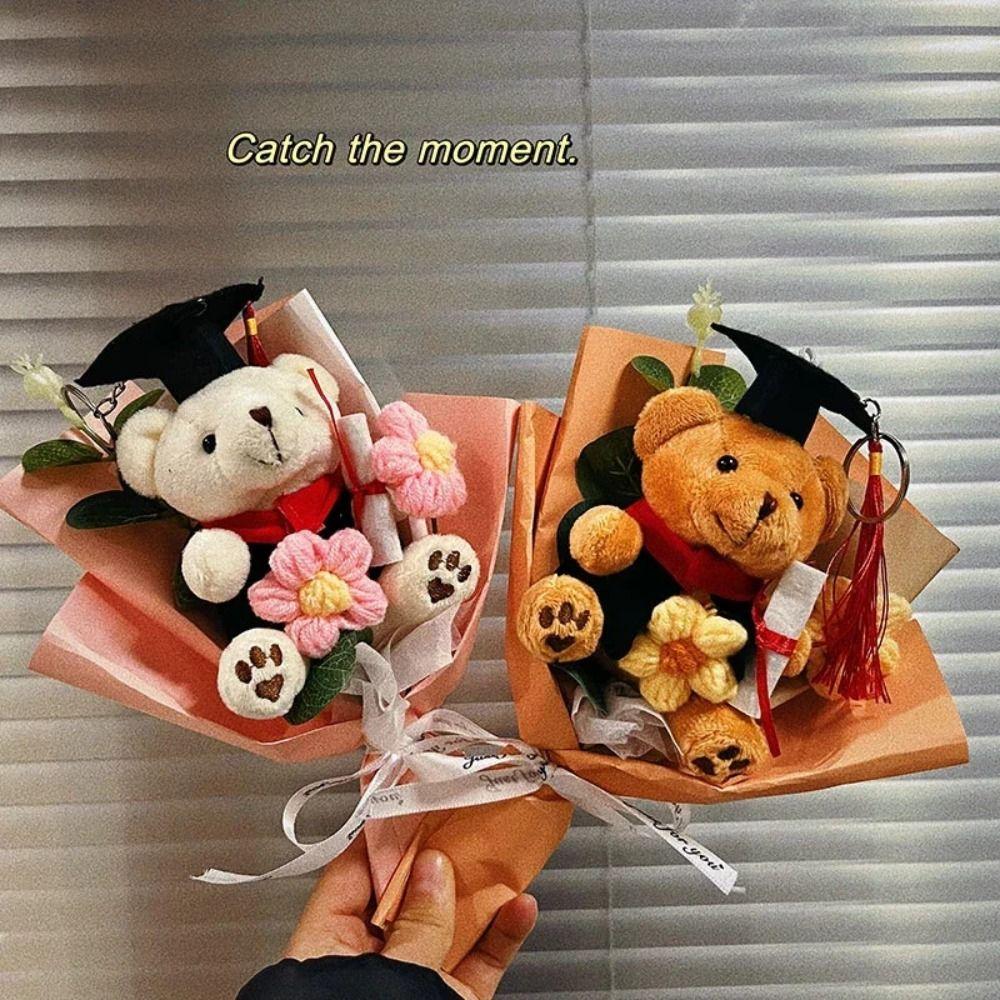 Graduation Season Graduation Flower Bouquet Mini Bear Bouquet School Graduate Gifts