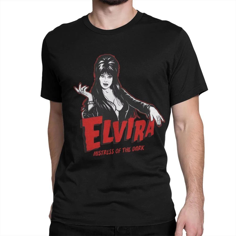 Film Elviras Mistress of The Dark Still Poster Graphic Print T-Shirts Summer Men's and Women's Loose Breathable T-shirt