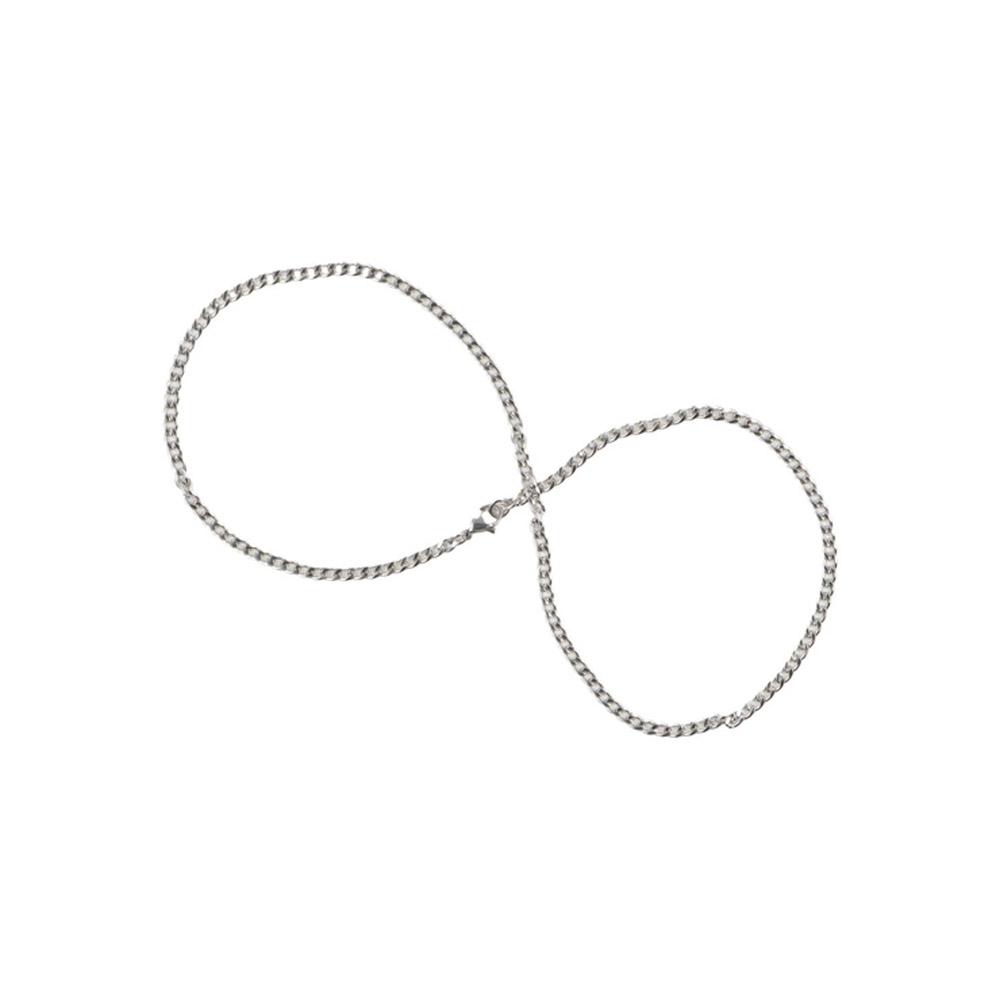 Сталь Женские Модные Украшения Парные Ожерелья Цепочка на Ключицу Кубинская Цепочка Ожерелье Мужское Ожерелье