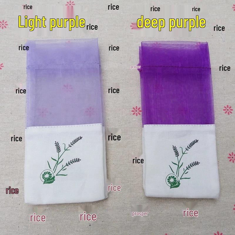 Lavender Scented Sachet Bags - Mesh Cotton Wardrobe Fresheners with Custom Logo Printing