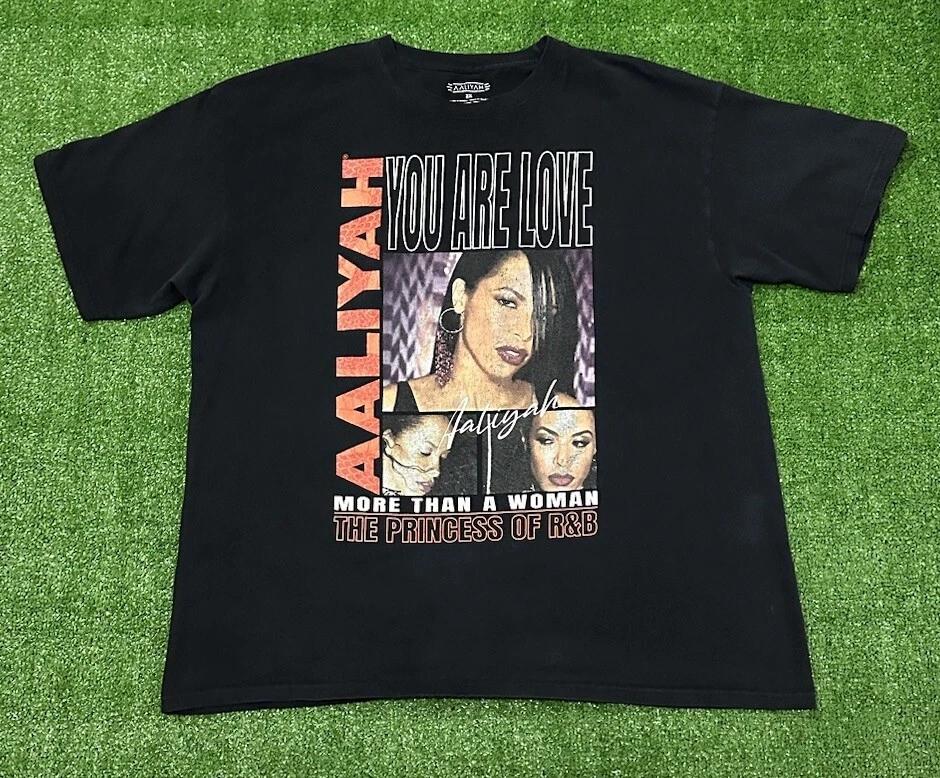 Aaliyah Princess Of R&B T Shirt Adult Size XXL