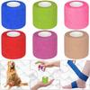 1 Pcs Self Adhesive Gauze Bandage Breathable Elastic Sports Tape, Adhesive Bandage In Various Colors