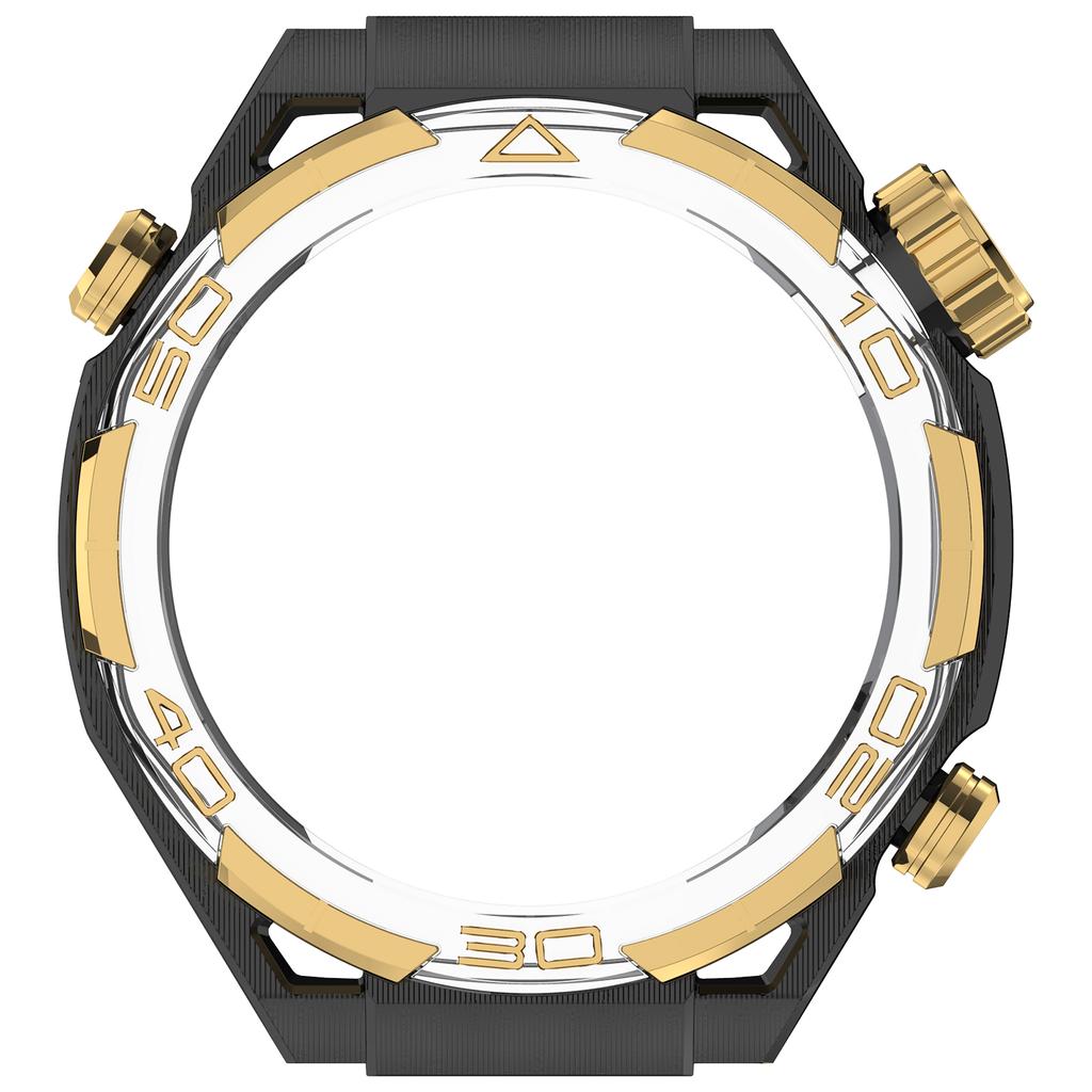 For Huawei Watch GT 5 46mm Case Hollow Design Hard PC Protective Cover Scratch Resistant