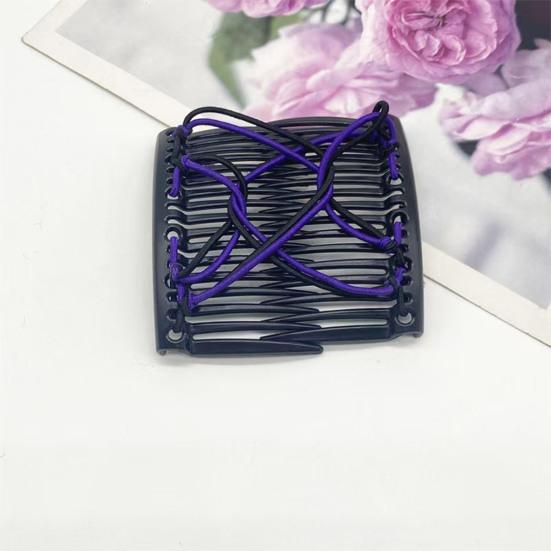 Женская расческа для волос, дизайн с эластичной веревкой, нескользящая расческа для волос, йога, бег, макияж, универсальные аксессуары для волос