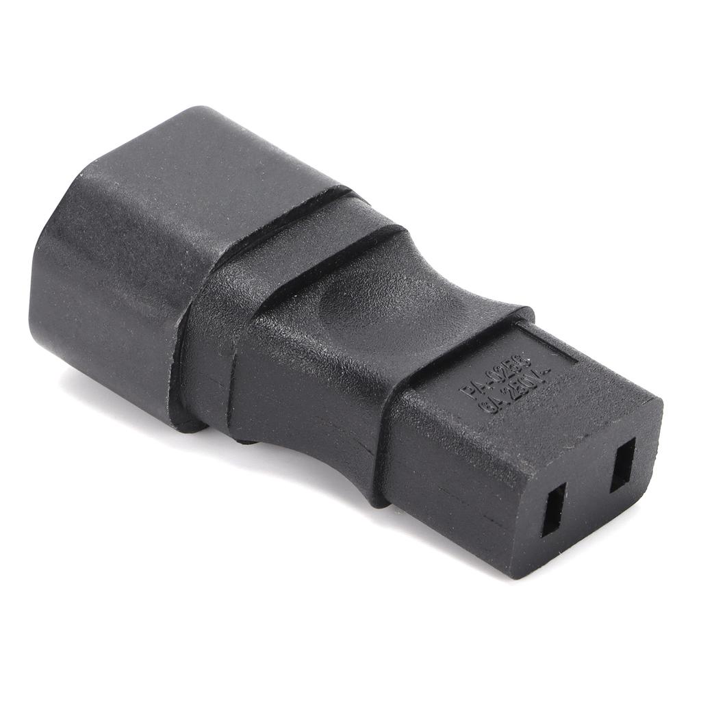 Power Adapter Male To IEC Female Durable Long Life Converter Plug for AC Output 6A 250V