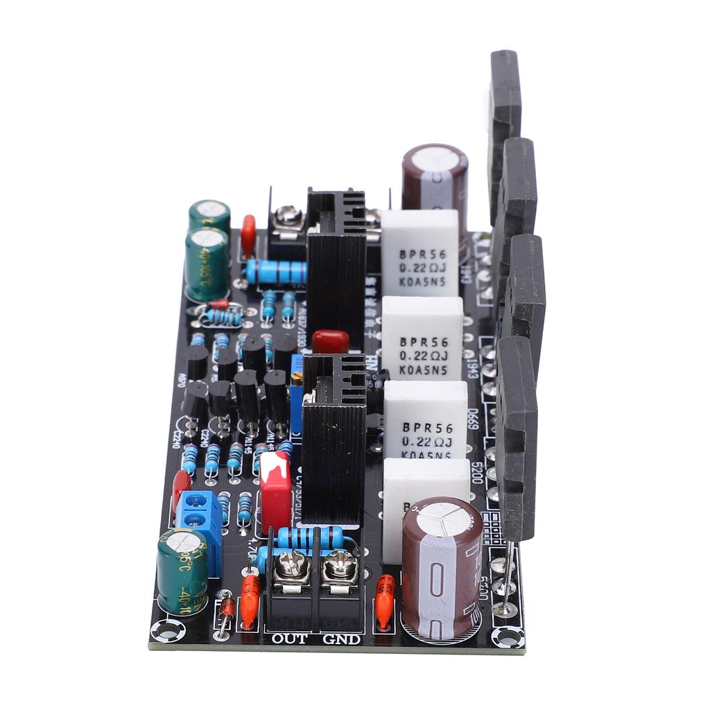 Power Amplifier Board Single Channel for Audio Components 200W 1943+5200 DC±20-90V