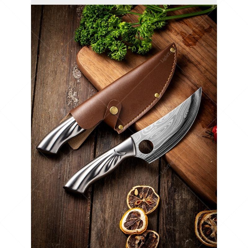 Нержавеющая сталь мясника небольшой сабля нож для резки удобная ручка кухонный нож с оболочкой